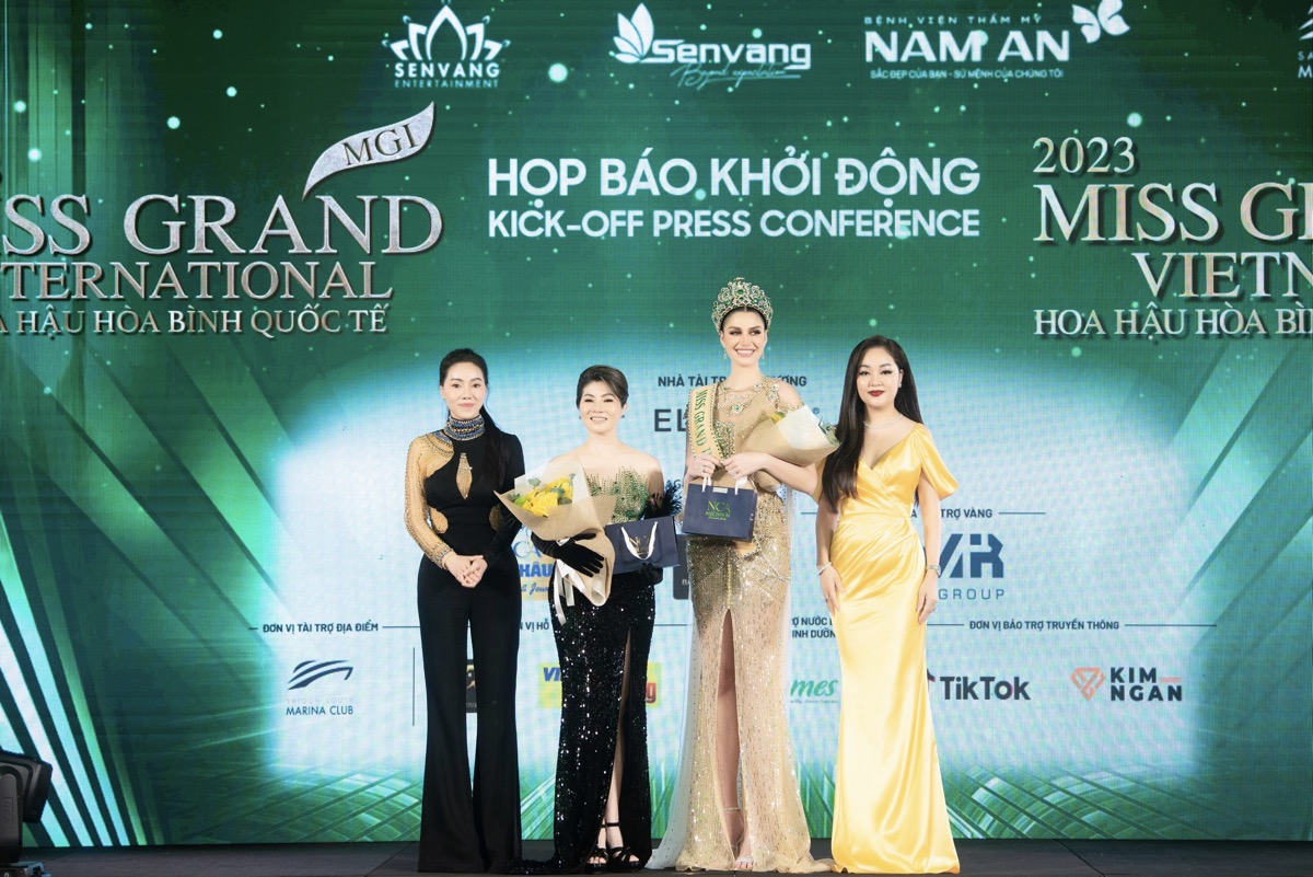 Hoa hậu Quý bà Thanh Nga tiếp tục tài trợ vương miện Miss Grand Vietnam 2023