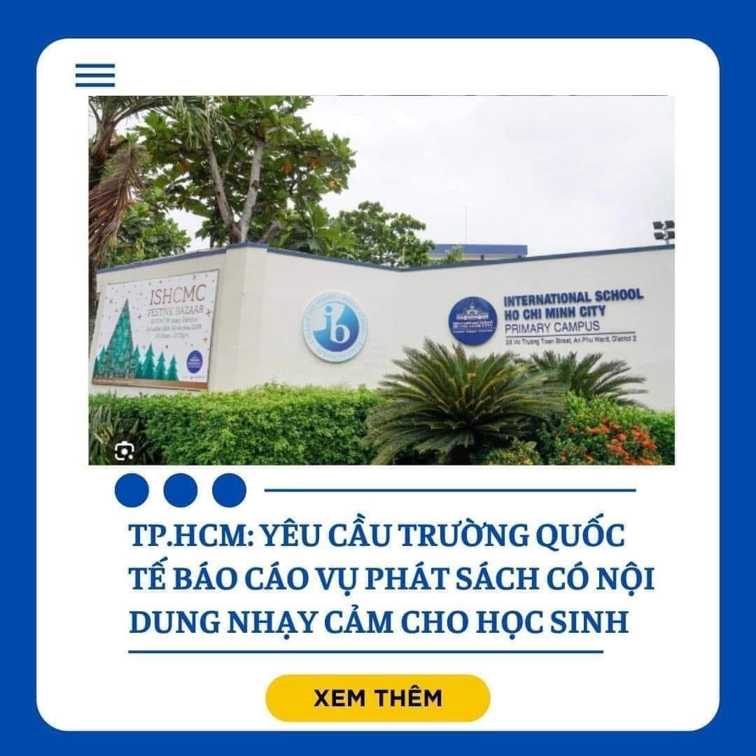 Từ vụ phát sách độc hại, không phải cứ trường quốc tế là tự tung tự tác