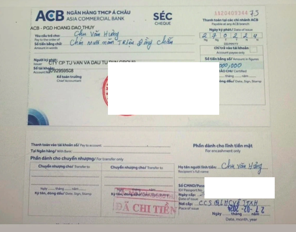 95 triệu đồng trong tài khoản công ty tại ACB “biến mất”: Khổ chủ và ACB nói gì? 
