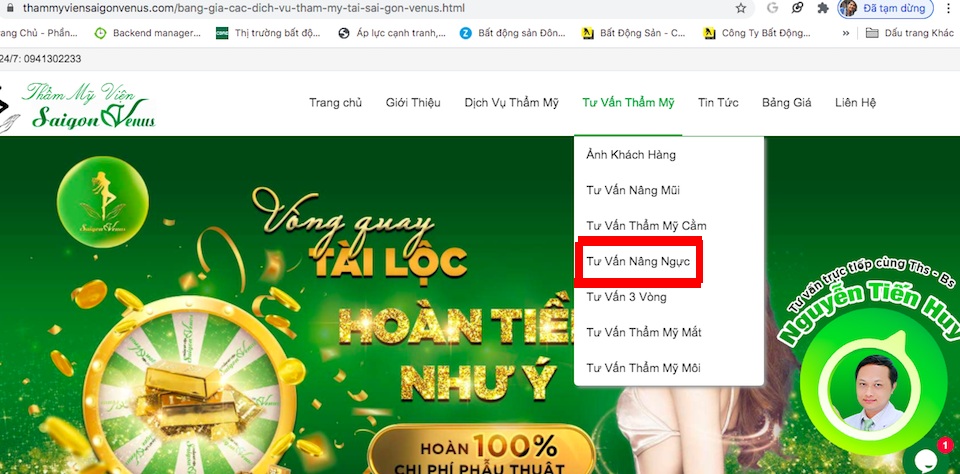 TMV Sài Gòn Venus tư vấn, liên kết phẫu thuật thẩm mỹ trái phép?