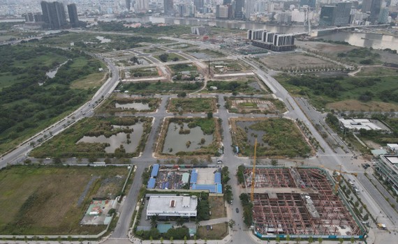 Yêu cầu ngân hàng cung cấp thông tin tín dụng DN đấu giá đất Thủ Thiêm