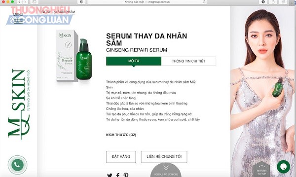 TP.HCM: Lực lượng chức năng sẽ kiểm tra, xử lý nghiêm sản phẩm không rõ ràng của MQ Skin