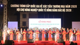 Gần 400 gian hàng tham gia Hội chợ nông nghiệp quốc tế đồng bằng Bắc bộ 2020