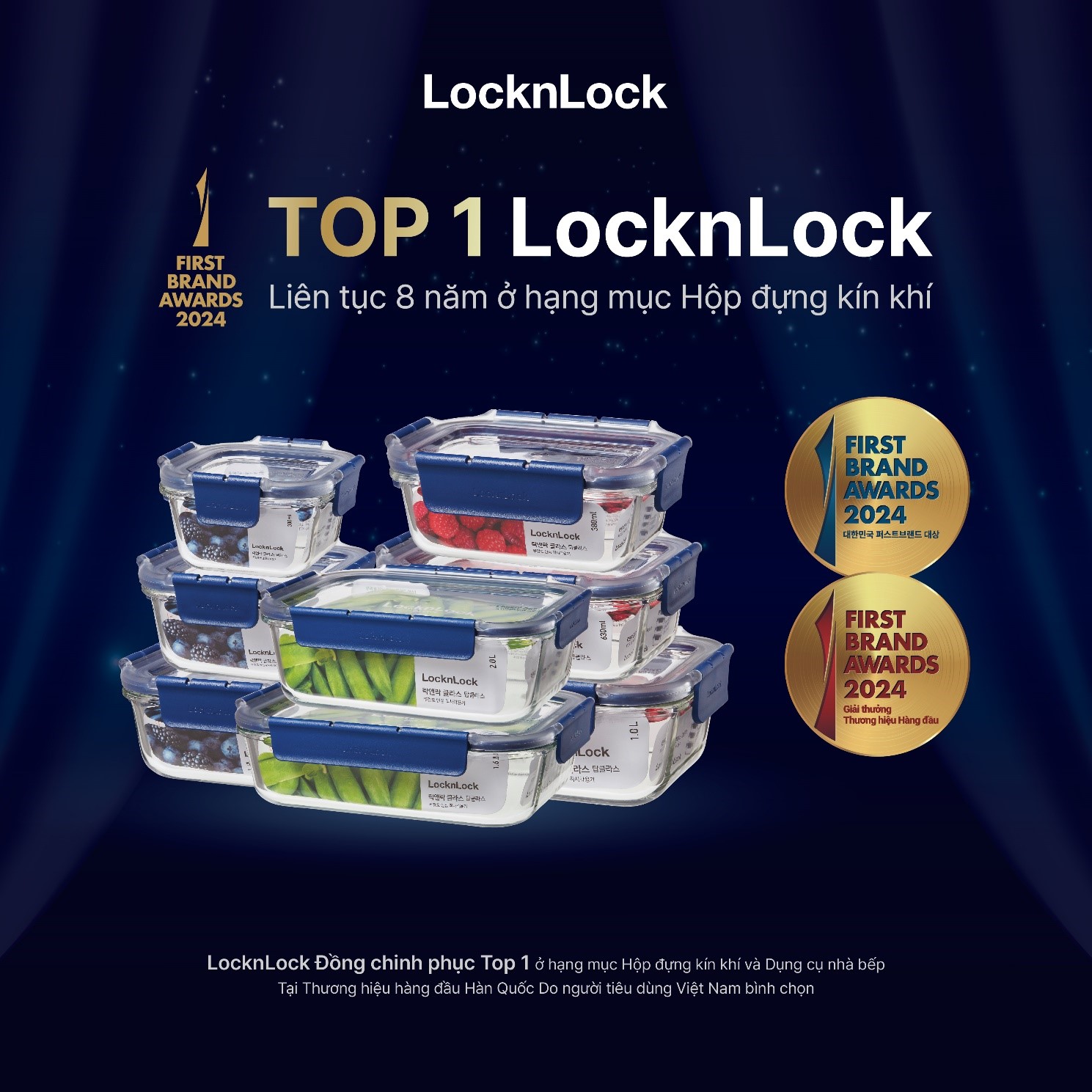 LocknLock được vinh danh tại Giải thưởng Thương hiệu hàng đầu Hàn Quốc năm 2024