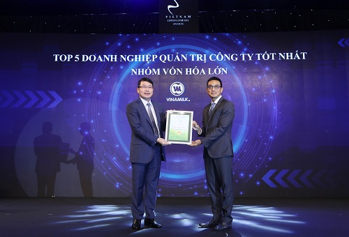 Vinamilk dẫn đầu tại Việt Nam và thuộc Top của ASEAN về quản trị công ty