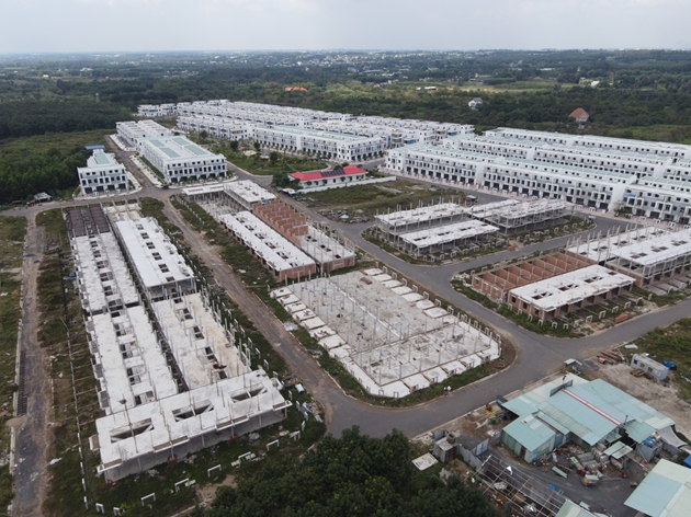 500 căn biệt thự, nhà liên kế xây 