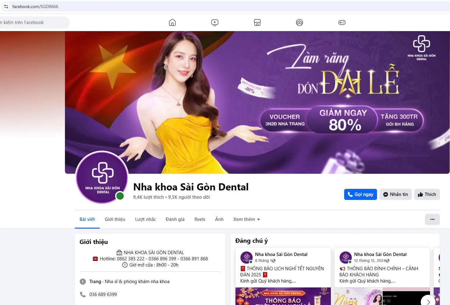 Sài Gòn Dental có đang quảng cáo trồng răng implant vượt phép?